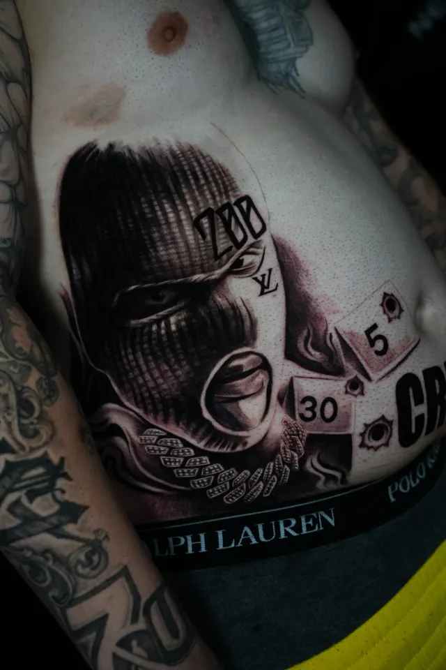 Barber hair clipper tattoo