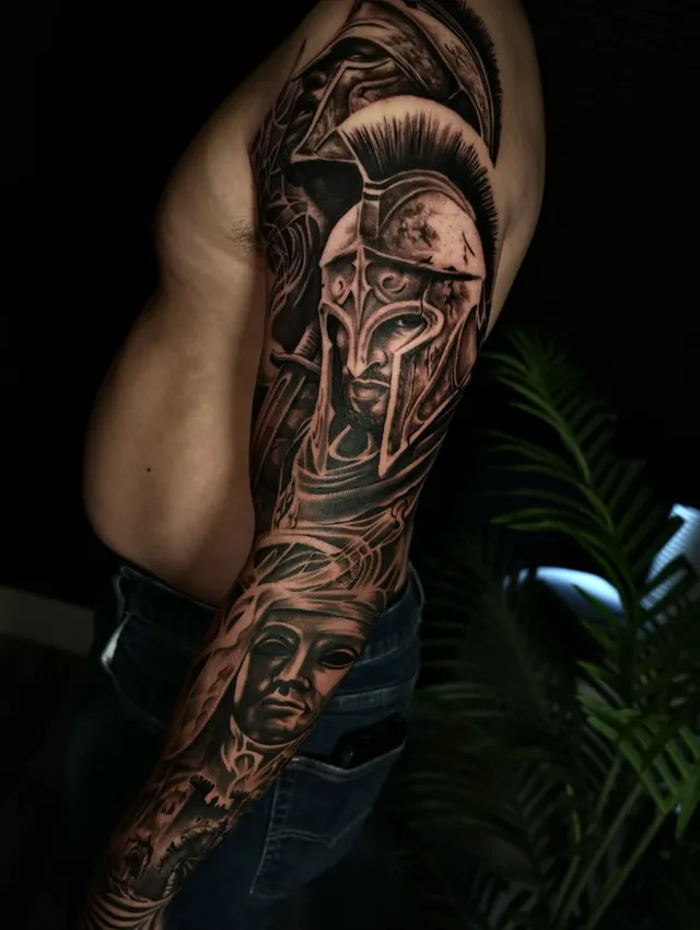 Spartan realism sleeve