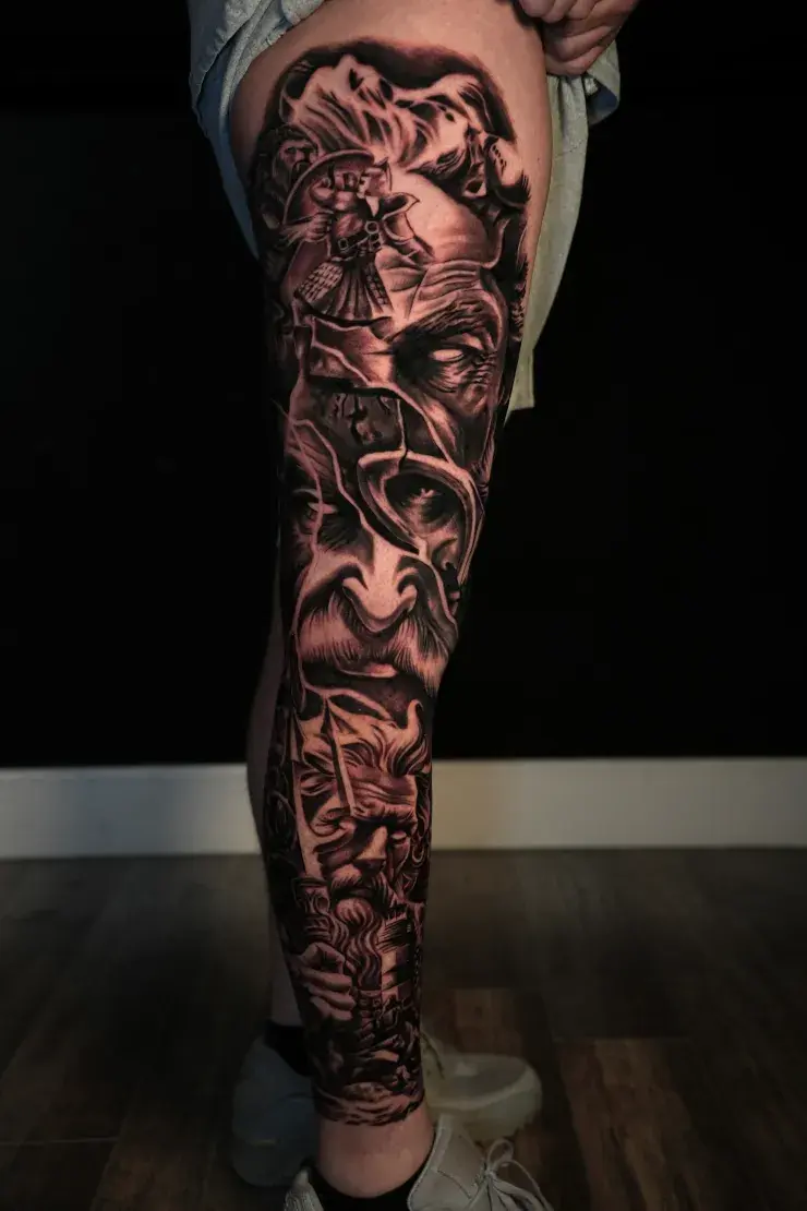 Warrior realism sleeve